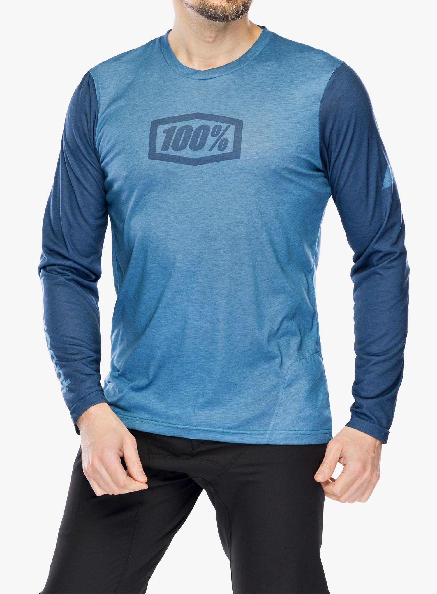 Kolesarska jopa 100% Airmatic Long Sleeve Jersey - slate blue