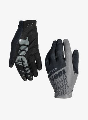 MTB rokavice 100% Celium - black/grey