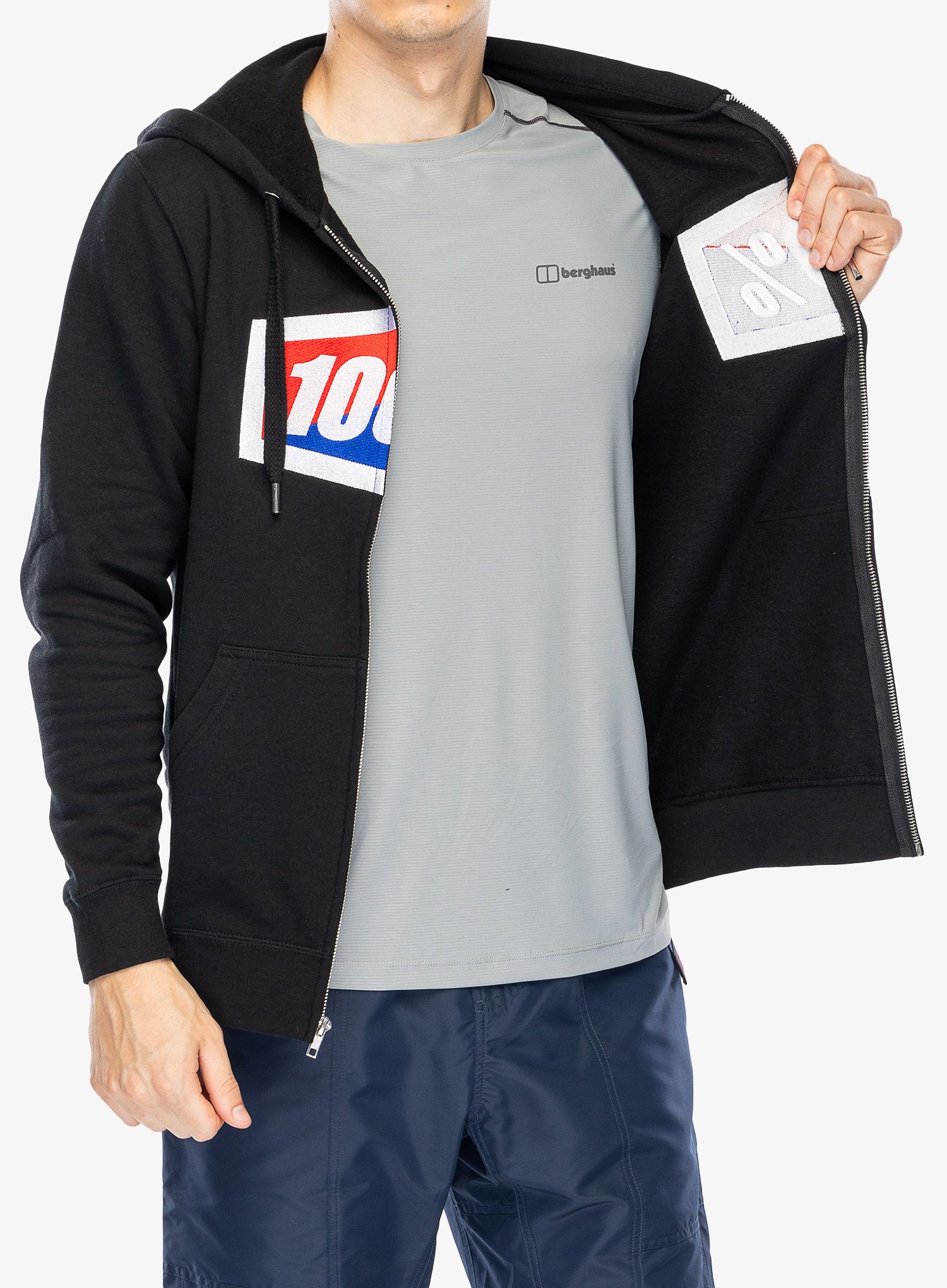 Jopica s kapuco 100% Official Hoodie - black
