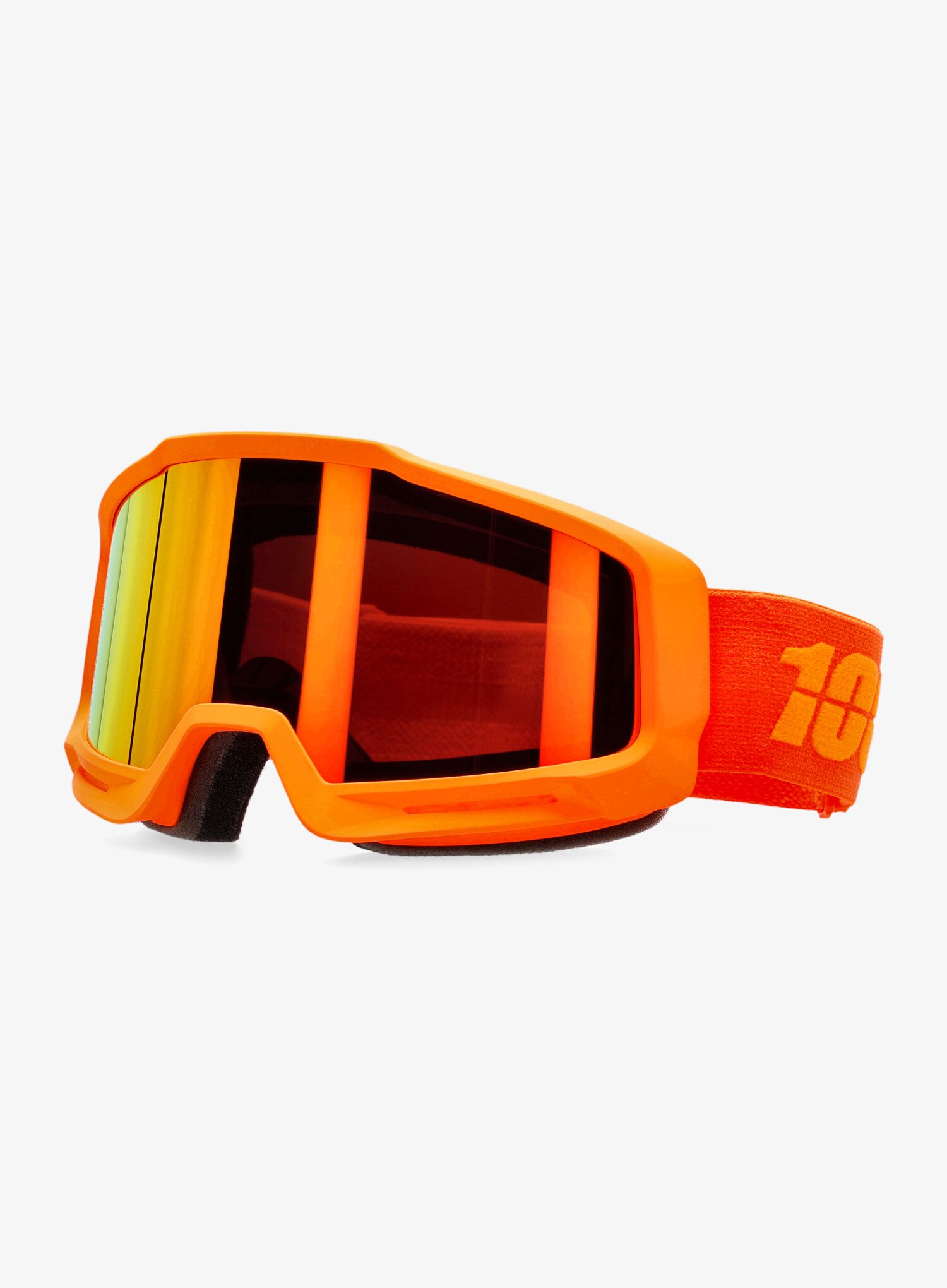 Smučarska očala 100% Okan Hiper - fluo orange/mirror red