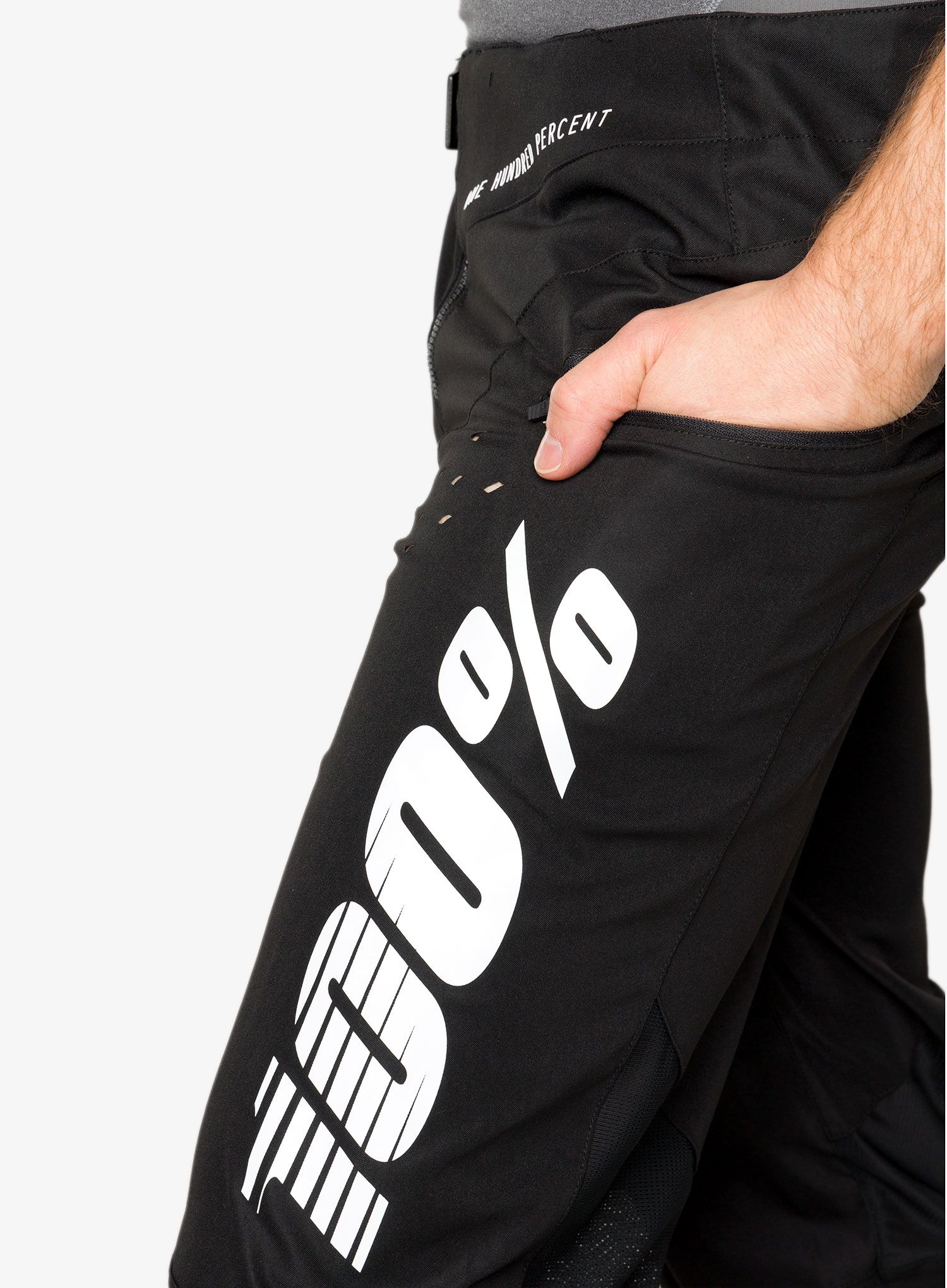 Kolesarske hlače 100% R-Core - black/black