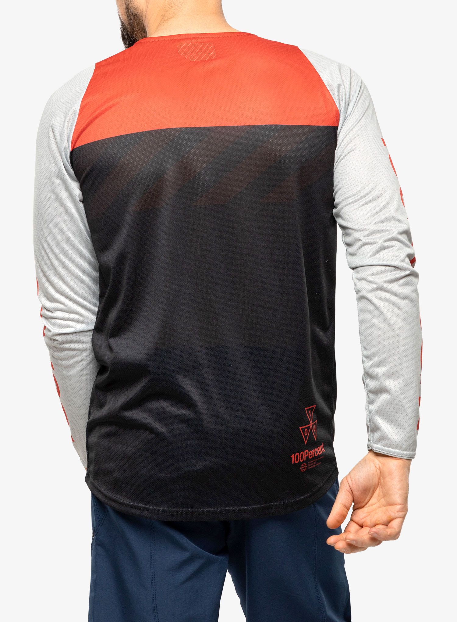 Kolesarska jopa 100% R-Core - black/racer red
