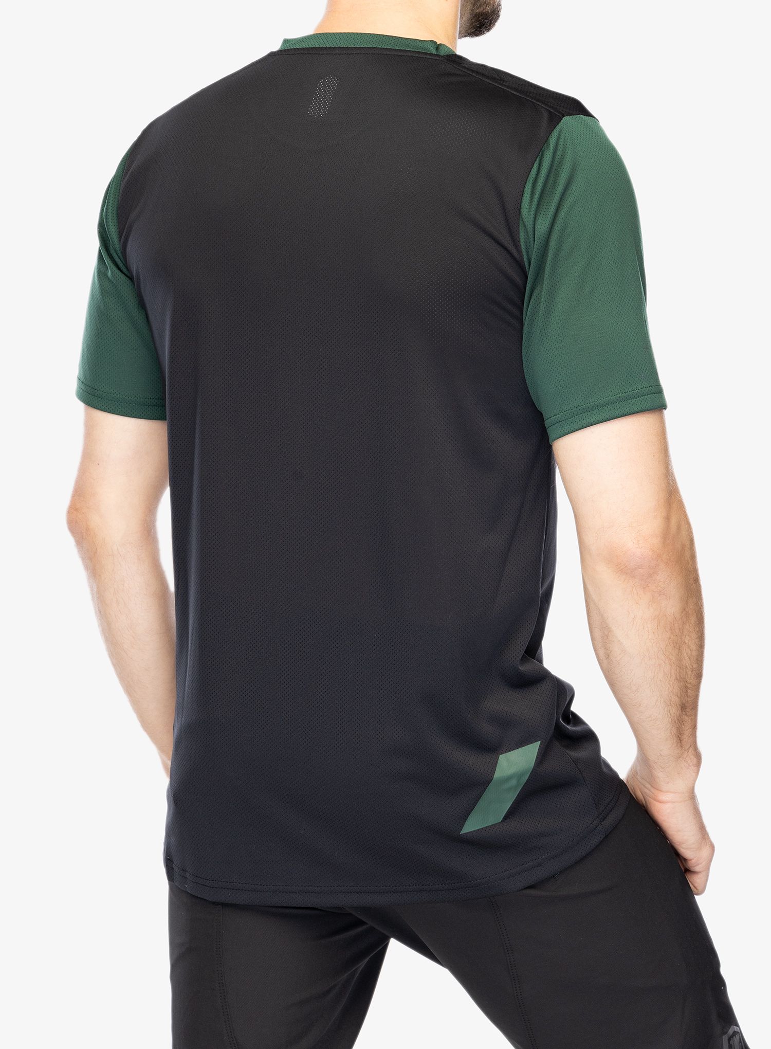 Kolesarska majica 100% Ridecamp Jersey - black/forest green