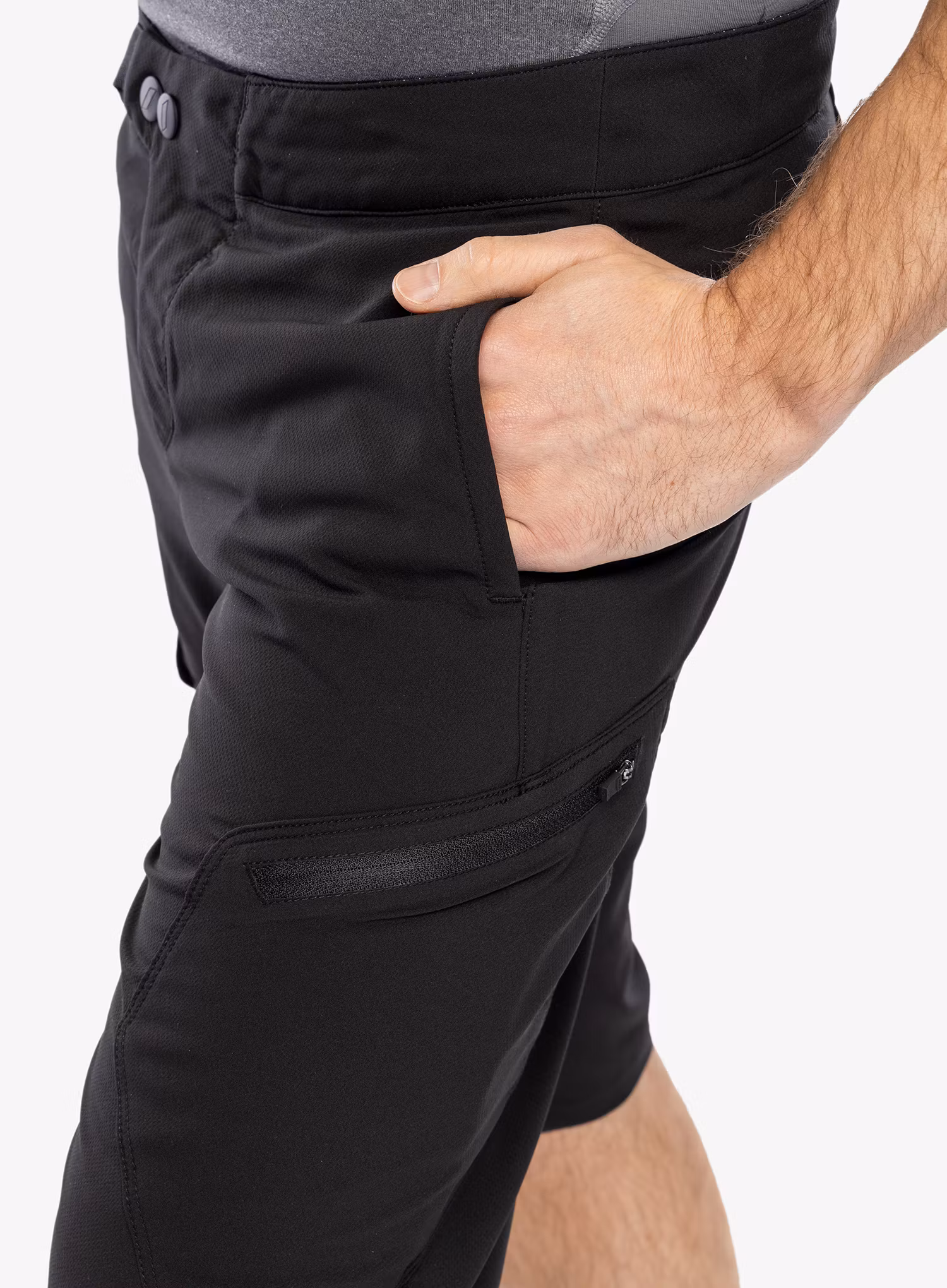 Kolesarske kratke hlače 100% Ridecamp Short - black