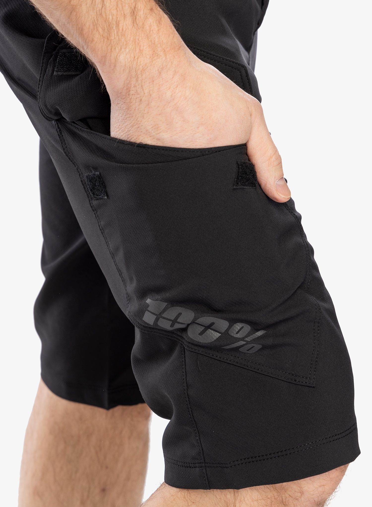 Kolesarske kratke hlače 100% Ridecamp Short - black