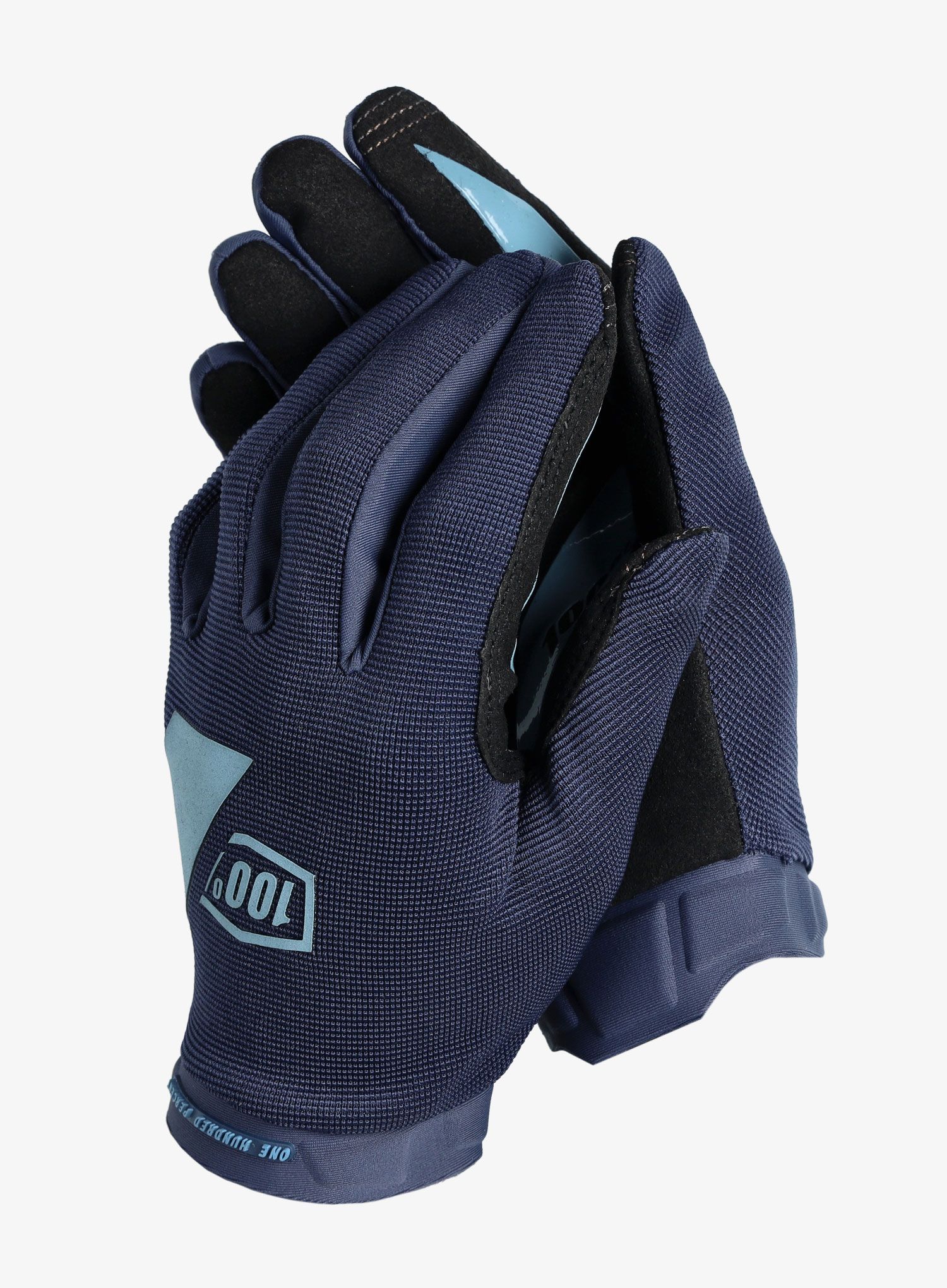 Ženske kolesarske rokavice 100% Ridecamp - navy/slate