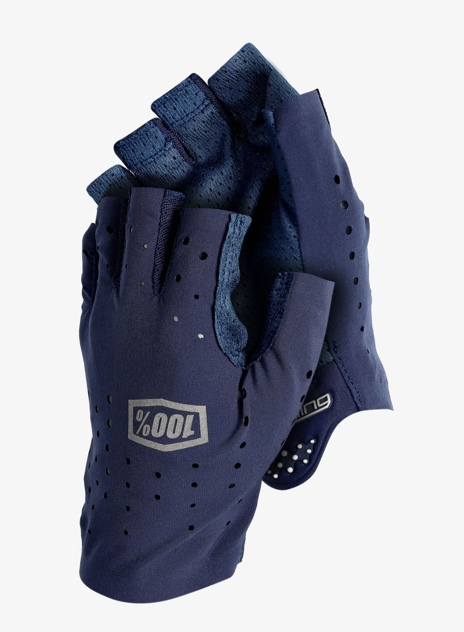 Rokavice brez prstov 100% Sling Bike Short Finger Gloves - navy