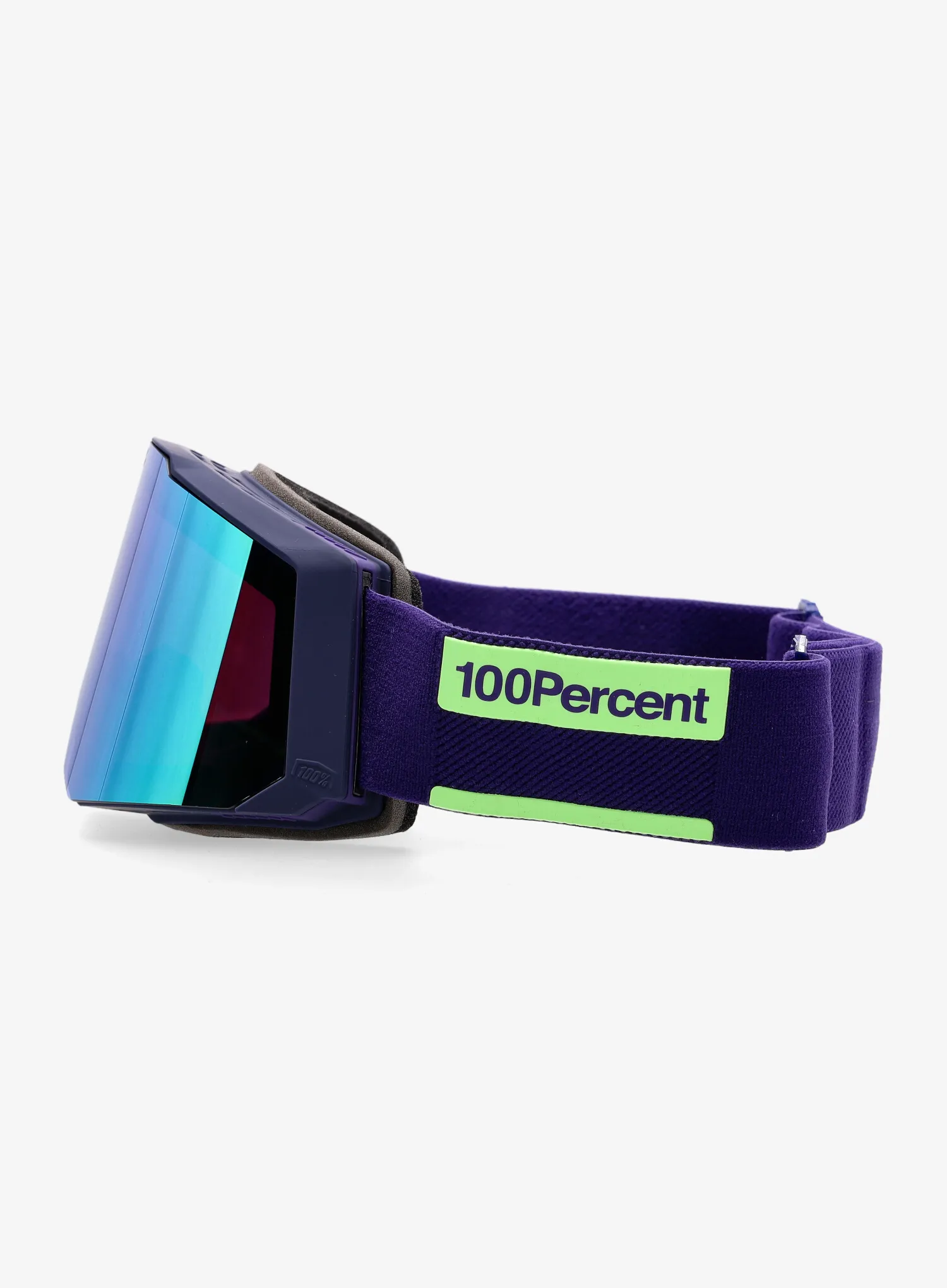 Smučarska očala 100% Snowcraft Hiper S - eggplant/mirror green lens