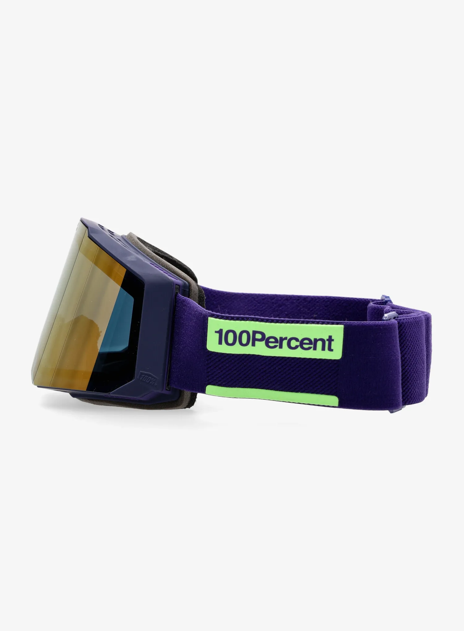 Smučarska očala 100% Snowcraft Hiper S - eggplant/mirror green lens