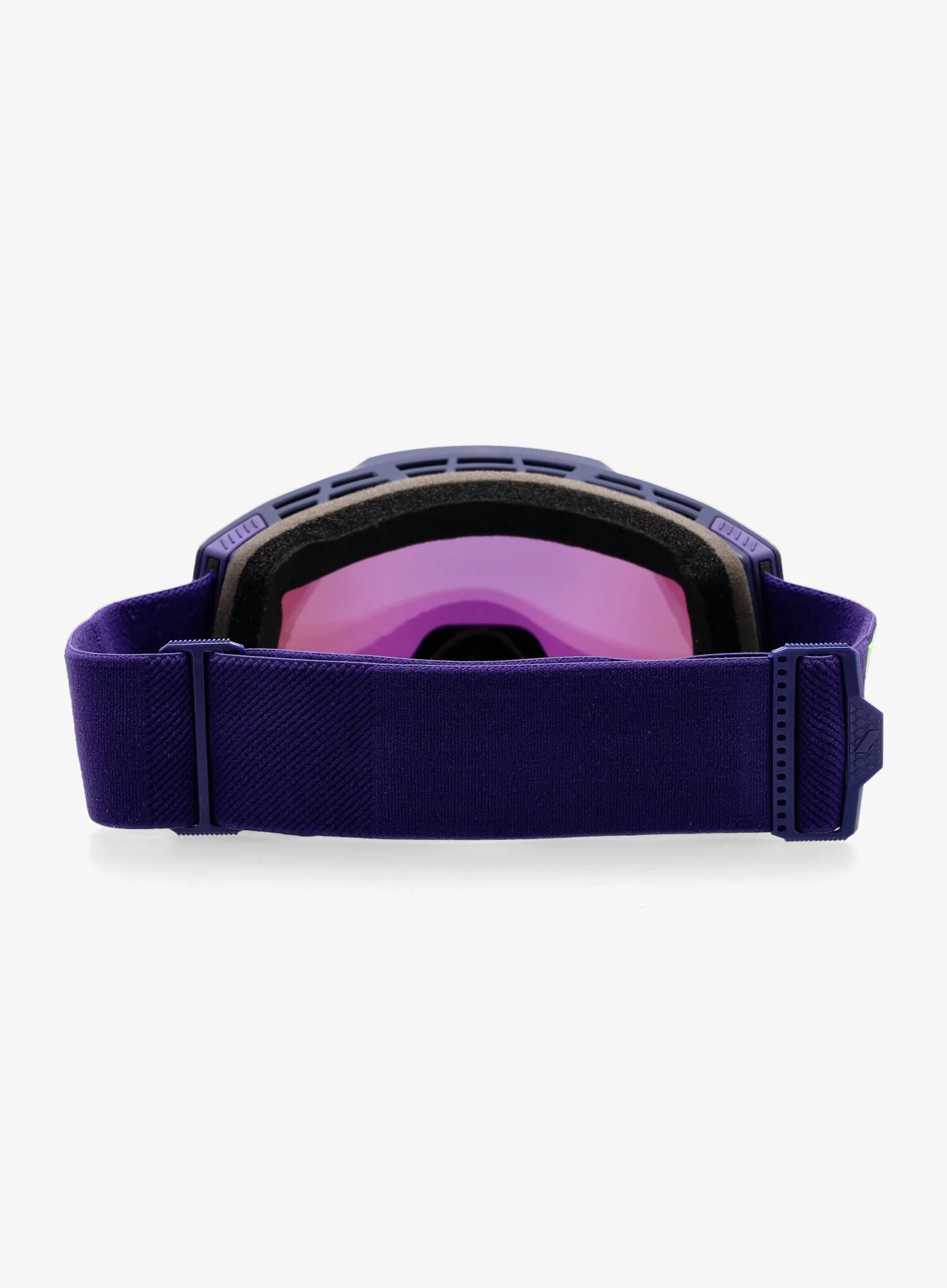 Smučarska očala 100% Snowcraft Hiper S - eggplant/mirror green lens