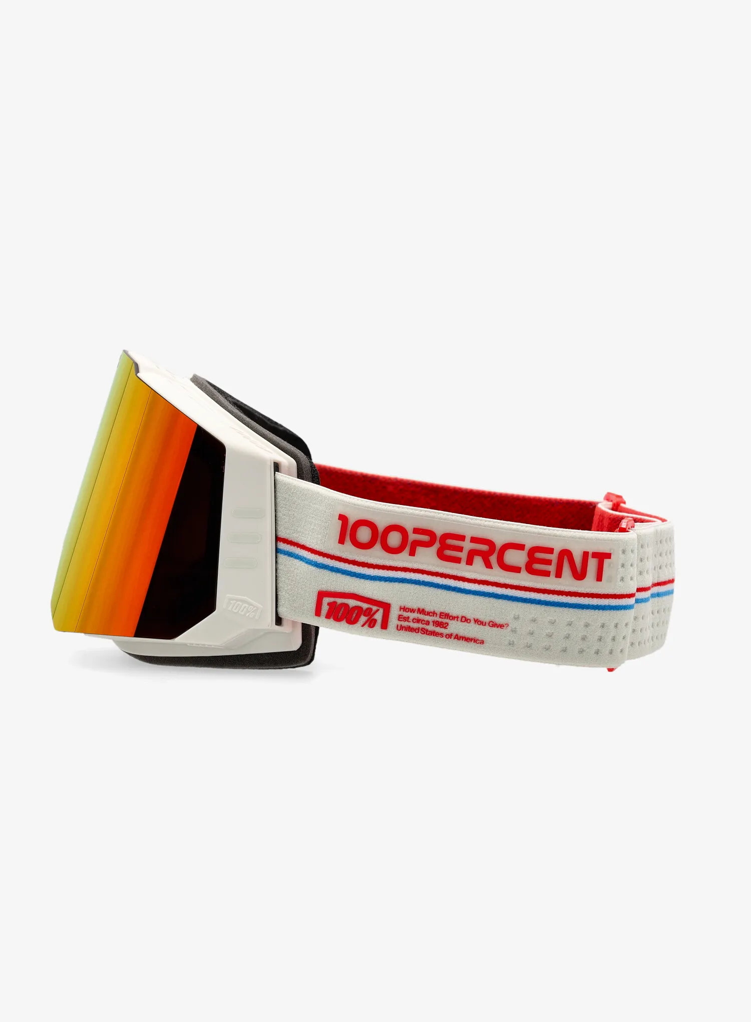 Smučarska očala 100% Snowcraft Hiper - launch/mirror red lens