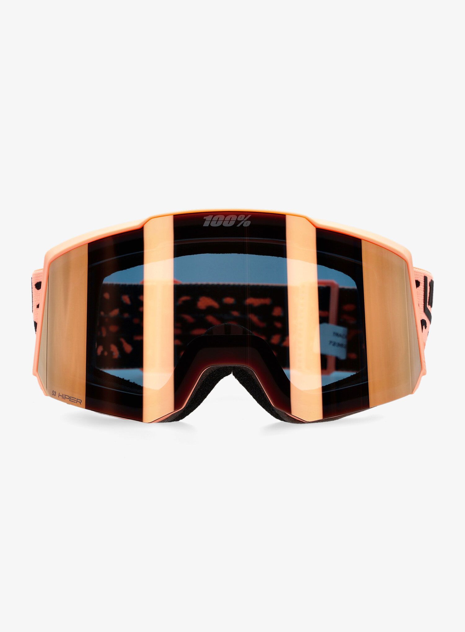 Smučarska očala 100% Snowcraft S Hiper - mirror peach lens