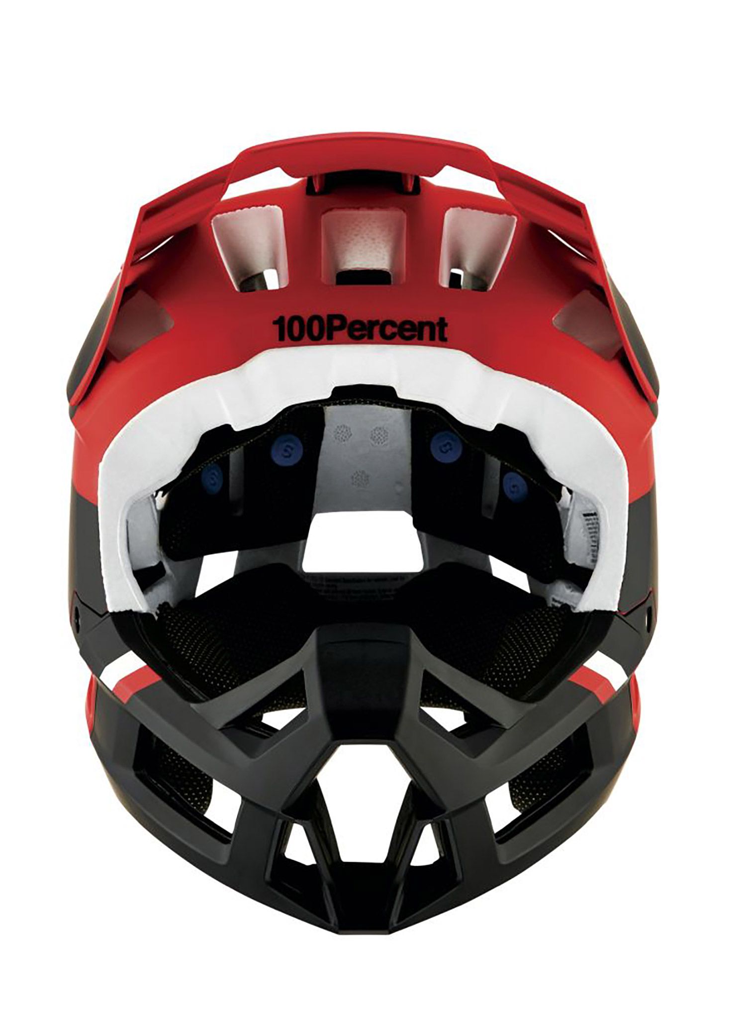 MTB čelada 100% Trajecta Helmet - cargo fluo red