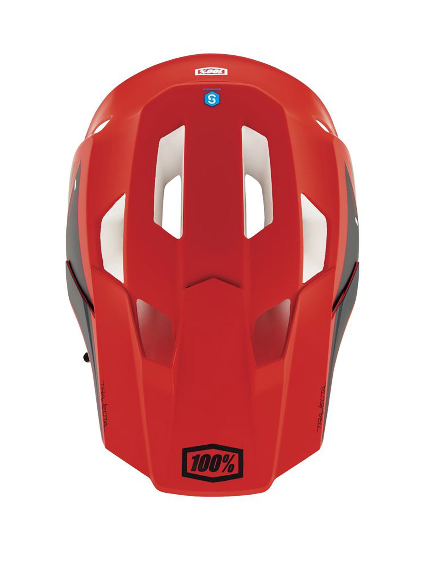 MTB čelada 100% Trajecta Helmet - cargo fluo red