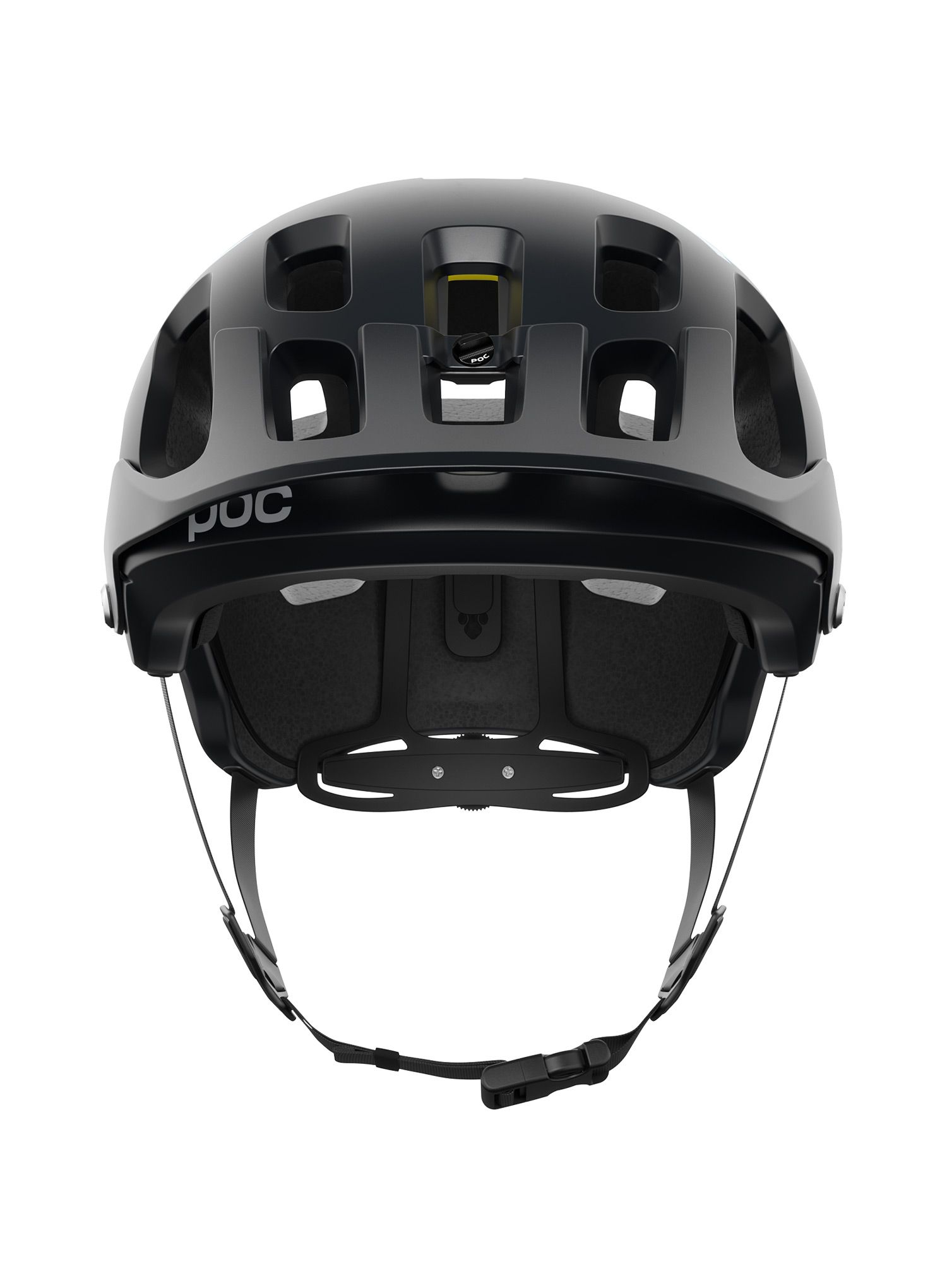 MTB čelada POC Tectal Race Mips - uranium black/hydrogen white