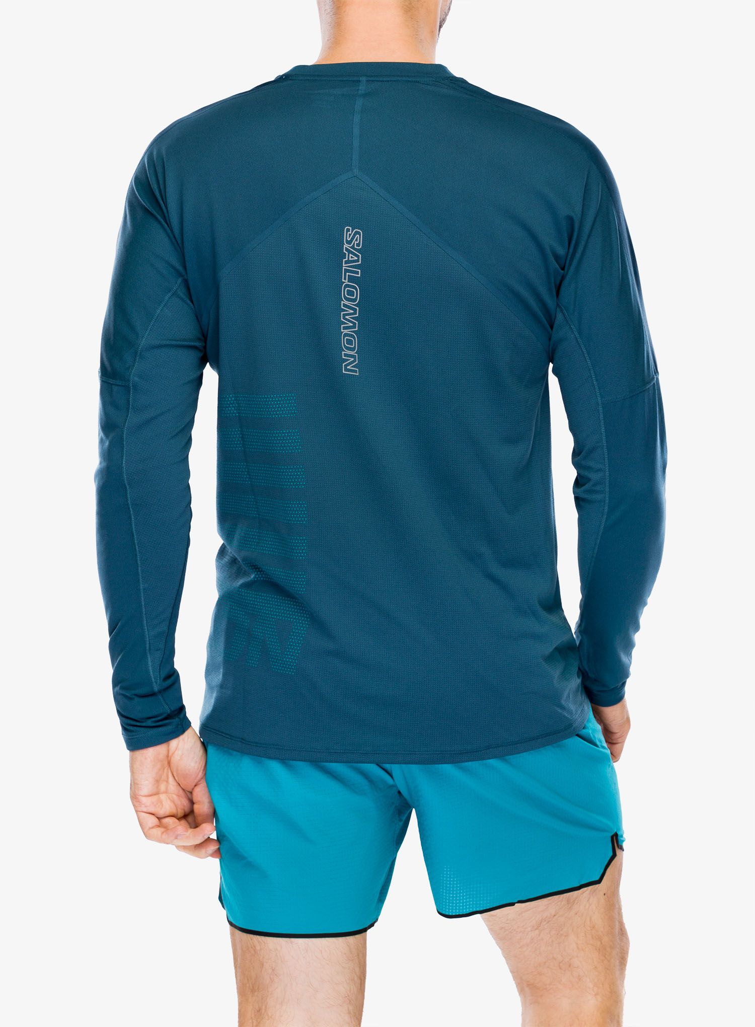Tekaška jopica Salomon Sense Aero LS Tee GFX - deep dive
