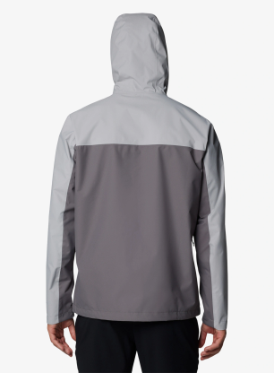 Nepremočljiva jakna Columbia Hikebound II Jacket - columbia grey/city grey
