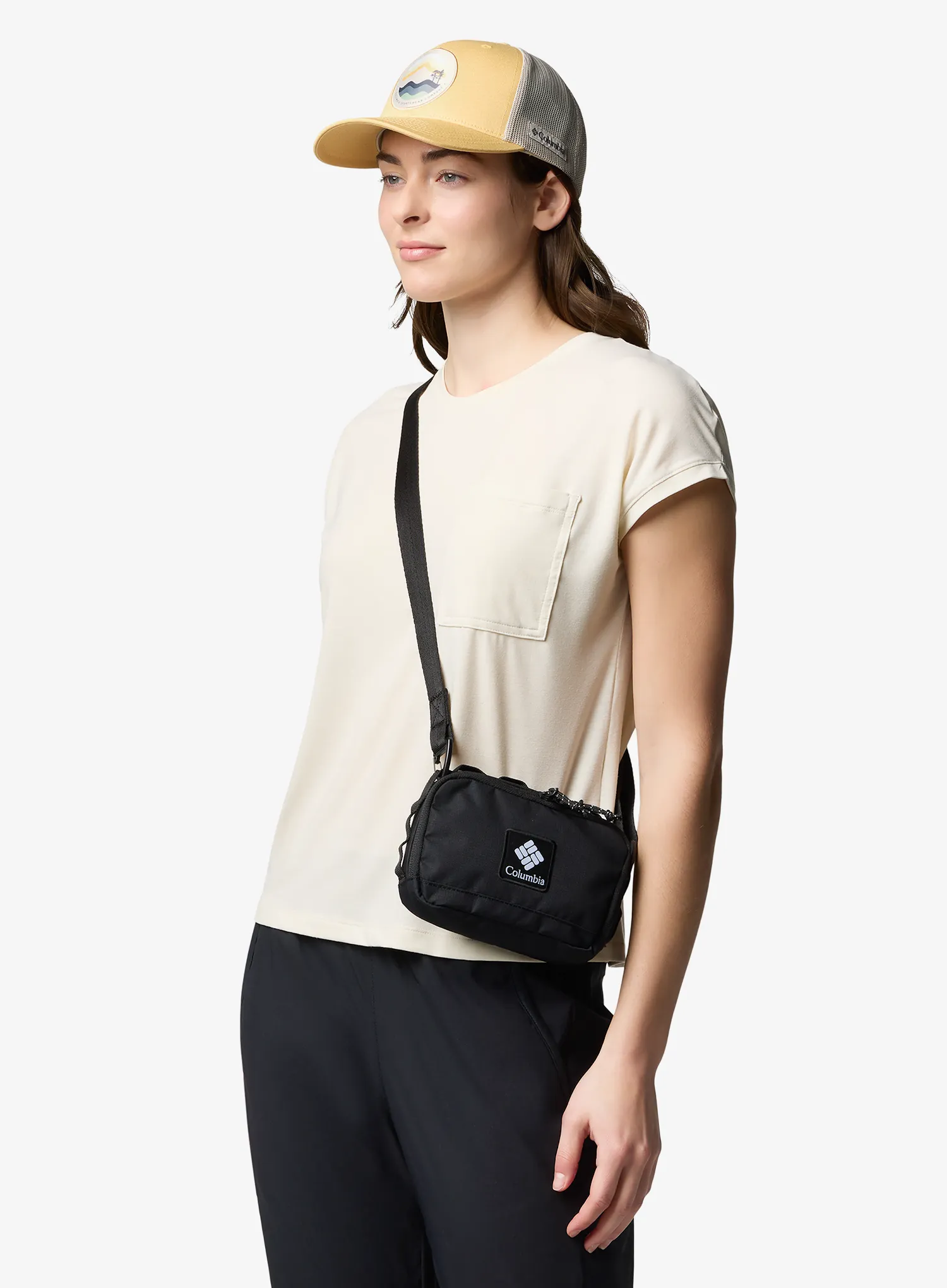 Torbica za čez ramo Columbia Trail Traveler Crossbody Bag - black