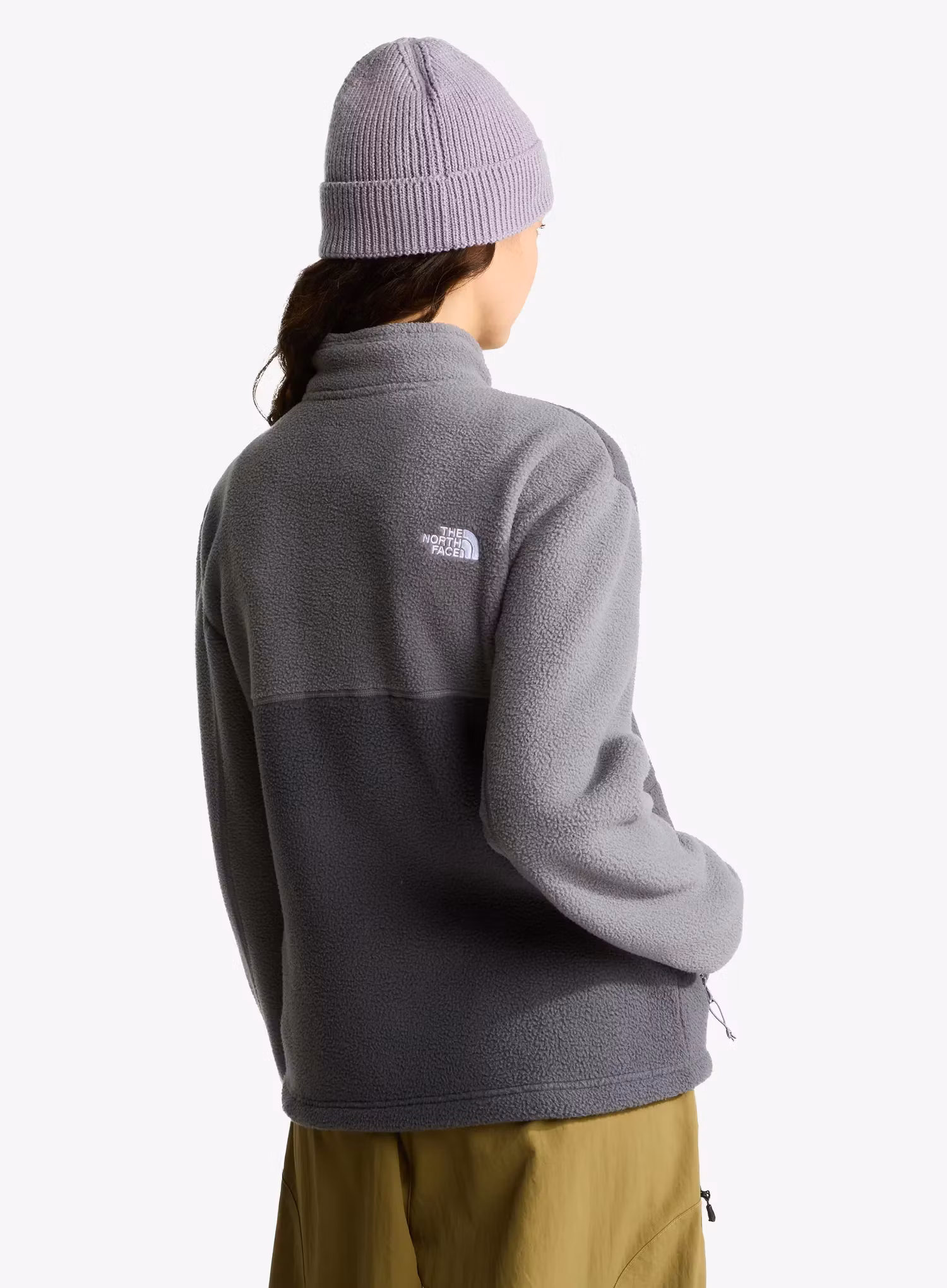 Ženski flis The North Face Yumiori Full Zip - grey/smoked pearl