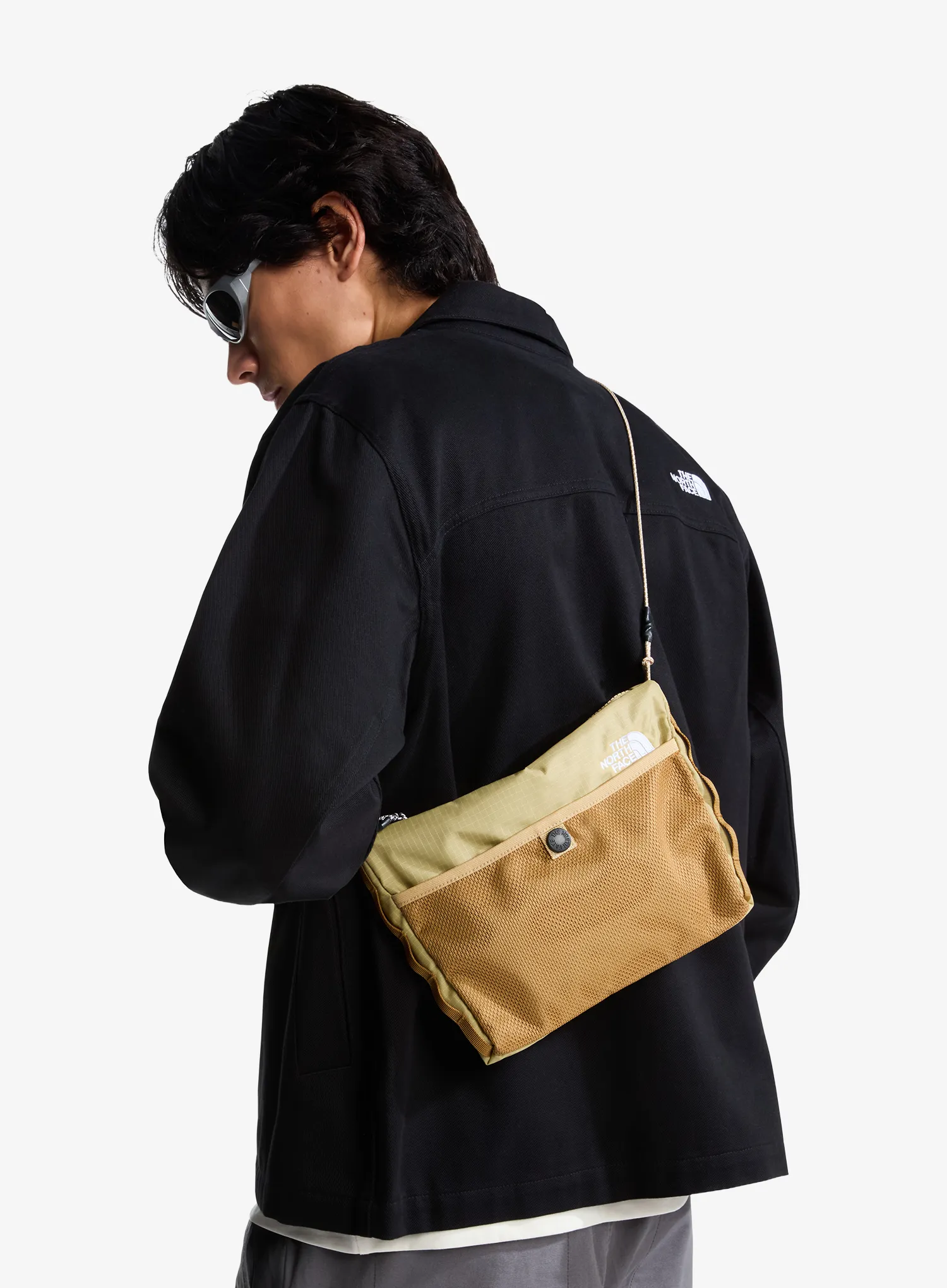 Torbica za čez ramo The North Face Terra Lumbar Pouch - khaki stone
