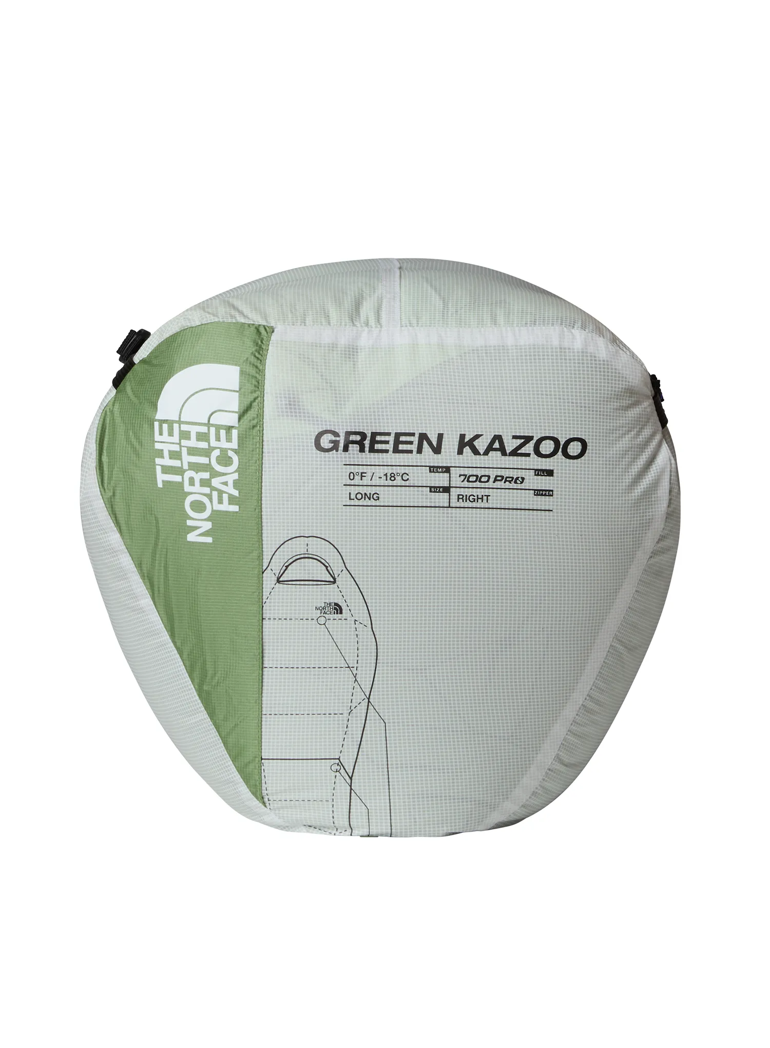 Spalna vreča The North Face Green Kazoo Long (198 cm) - forest shade/forest shade