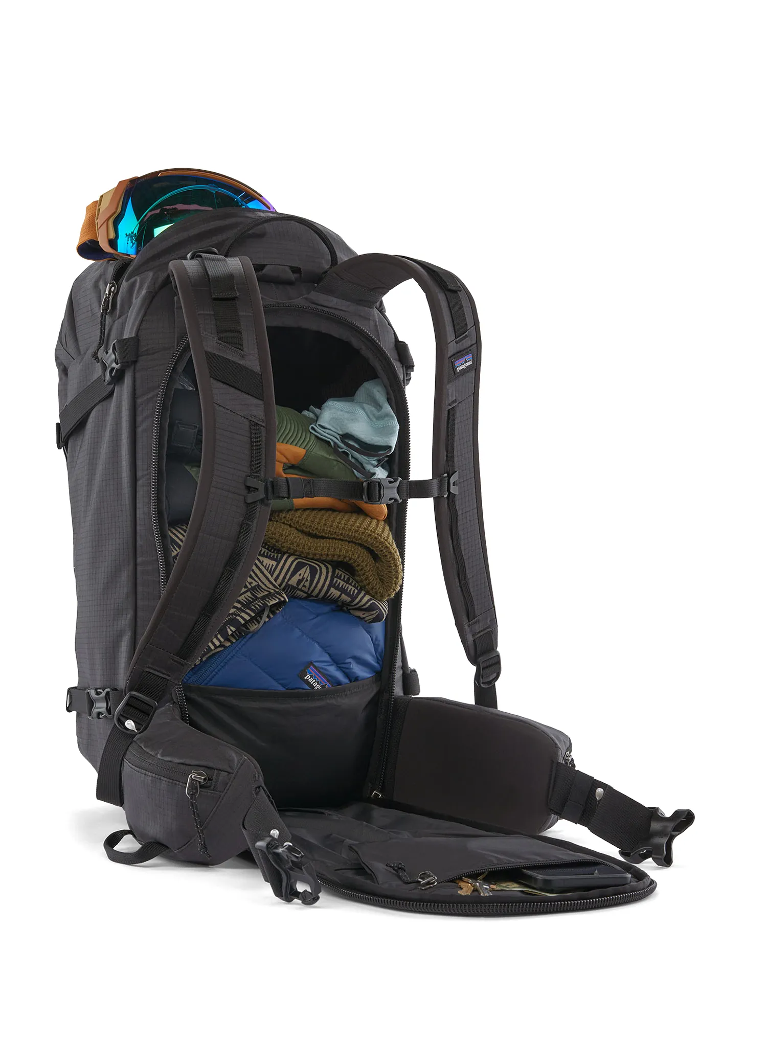 Nahrbtnik za turno smučanje Patagonia PowSlayer Pack - black