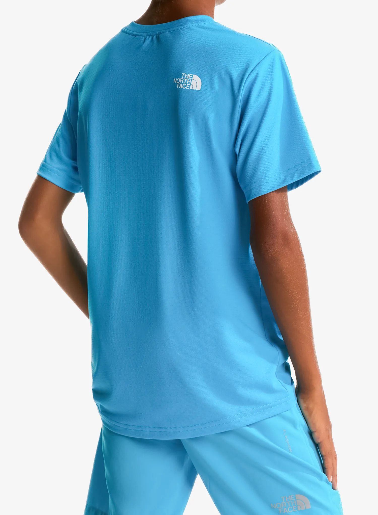 Otroška majica The North Face New 24/7 S/S Tee - meridian blue