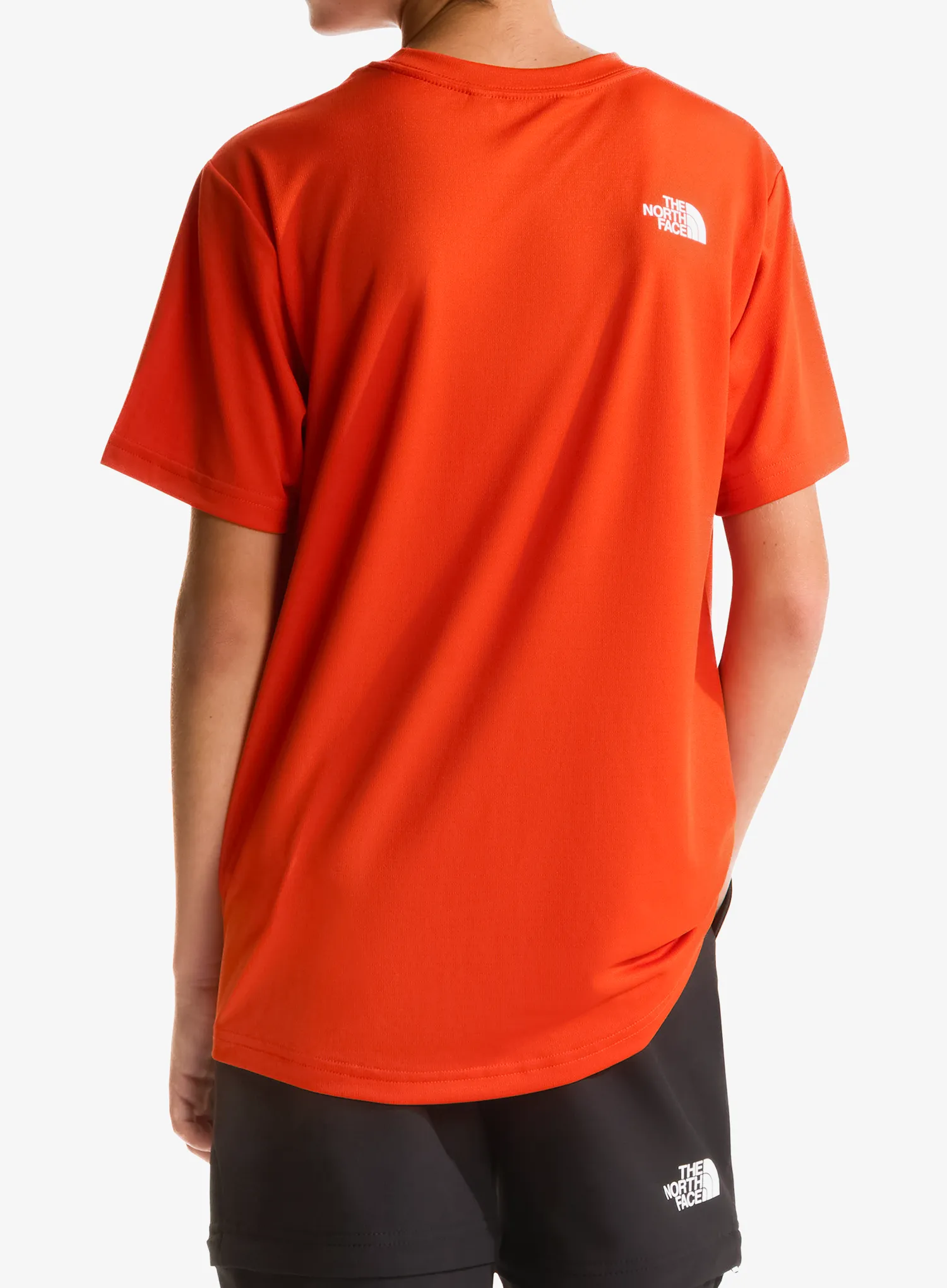 Otroška majica The North Face New 24/7 S/S Tee - lava red
