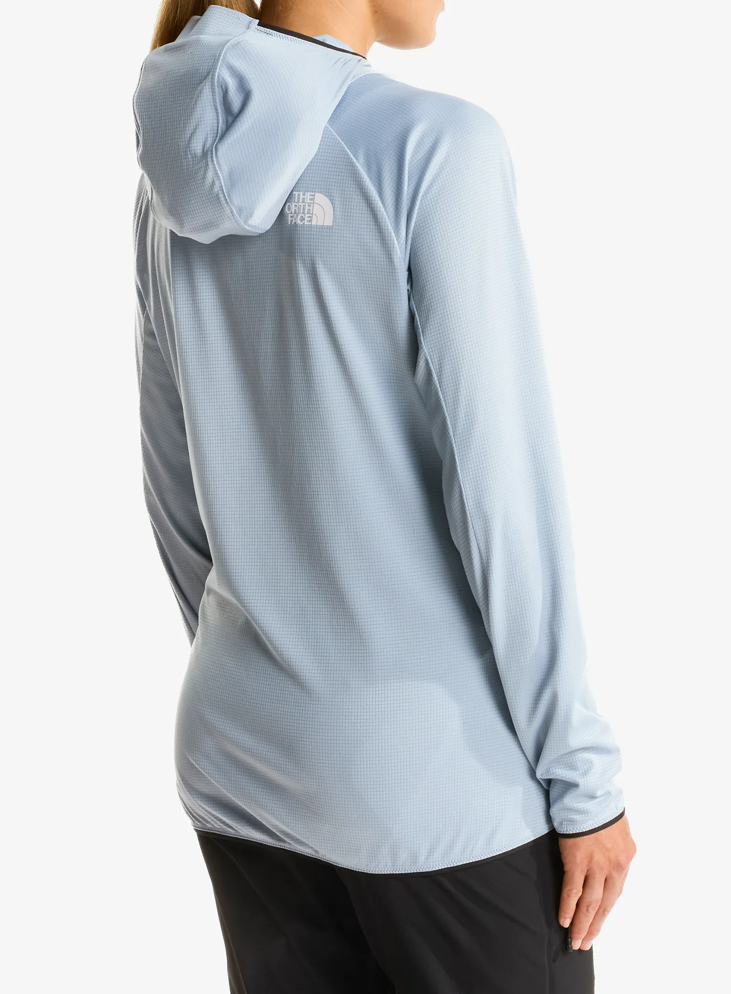 Ženska jopica z zadrgo The North Face Summit Direct Sun Hoodie - frost grey