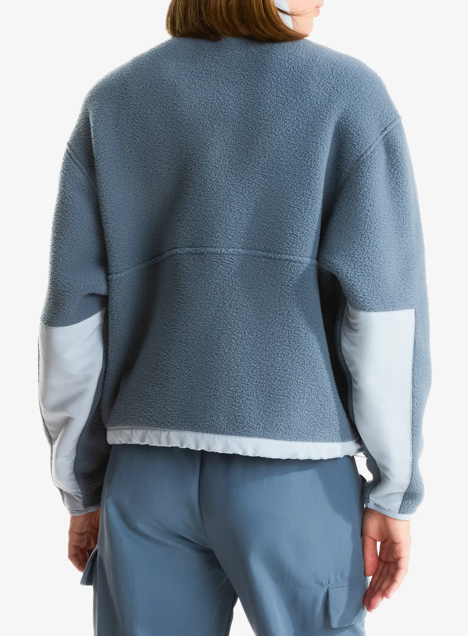 Ženski flis The North Face Yumiori Off Peak Full Zip Jacket - granite/frost grey