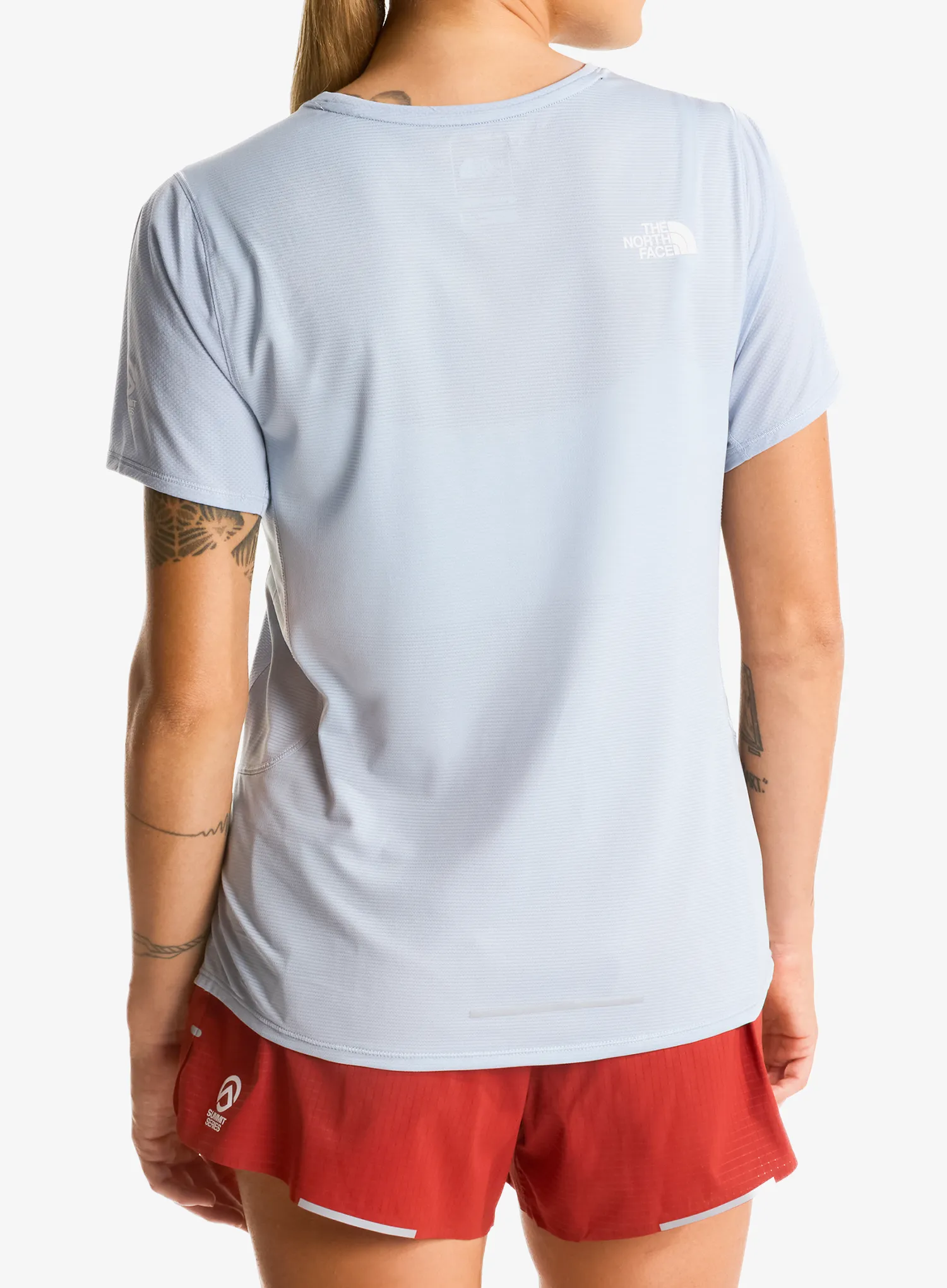 Ženska športna majica The North Face Summit High Trail SS - frost grey