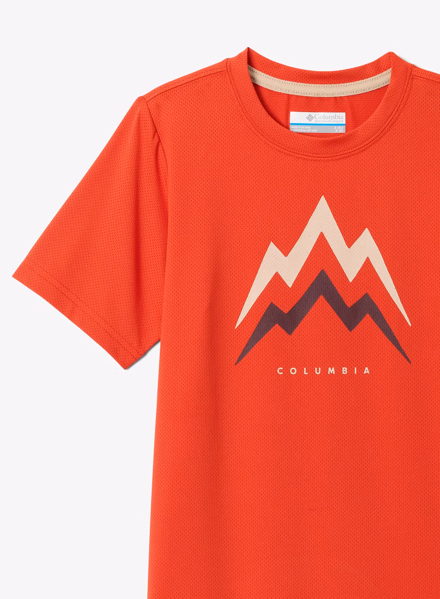 Fantovska majica Columbia Tech Trail Utility SS Graphic Crew - super sonic/energetic