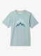 Fantovska majica Columbia Tech Trail Utility SS Graphic Crew - crushed blue/energetic