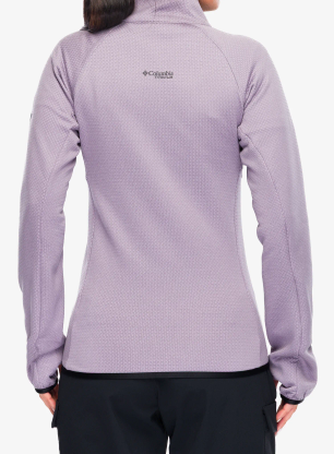 Ženska jopica z zadrgo Columbia Triple Canyon Grid Fleece Full Zip - shale purple