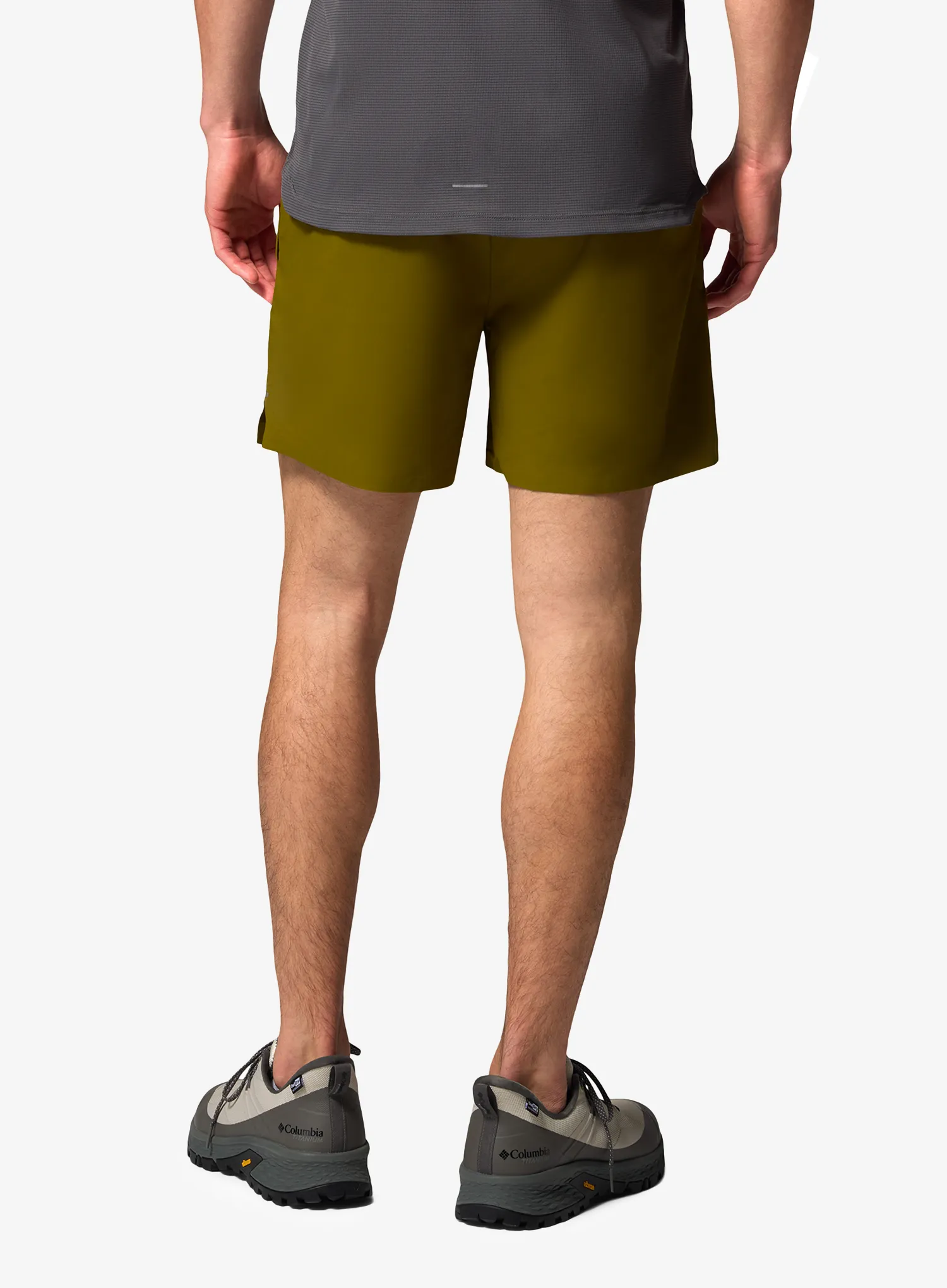 Moške kratke hlače Columbia Stealth Spring Lined Short - mossy green