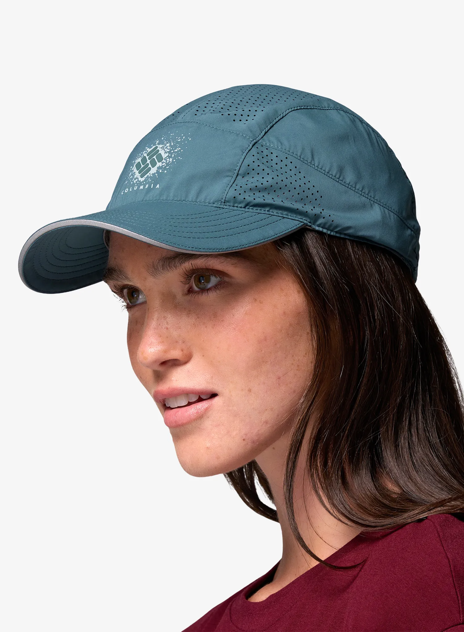 Kapa s šiltom Columbia Speed Trail Ball Cap - everblue/gem splatter