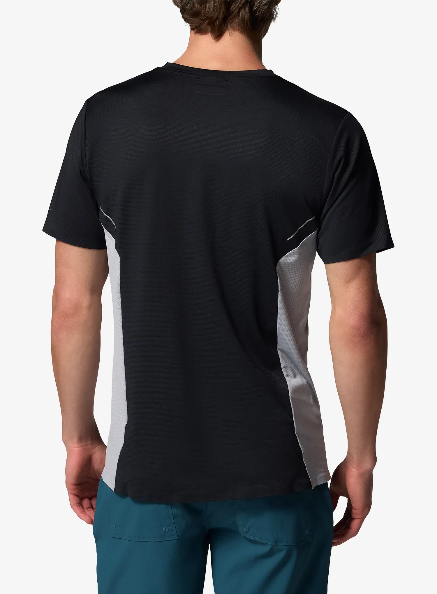 Športna majica Columbia Three Pitch S/S Crew - black/columbia grey