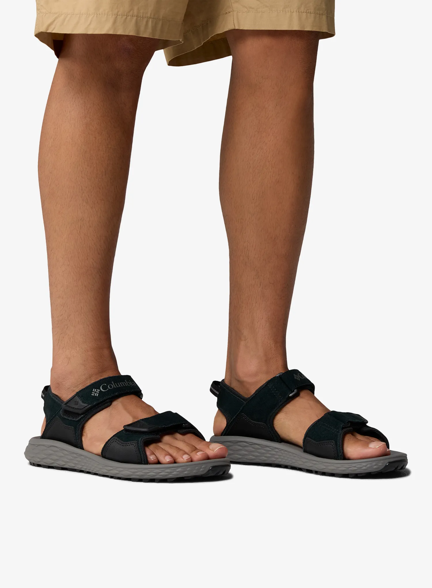 Pohodniški sandali Columbia Konos Hiker 2-Strap - black/titanium ii