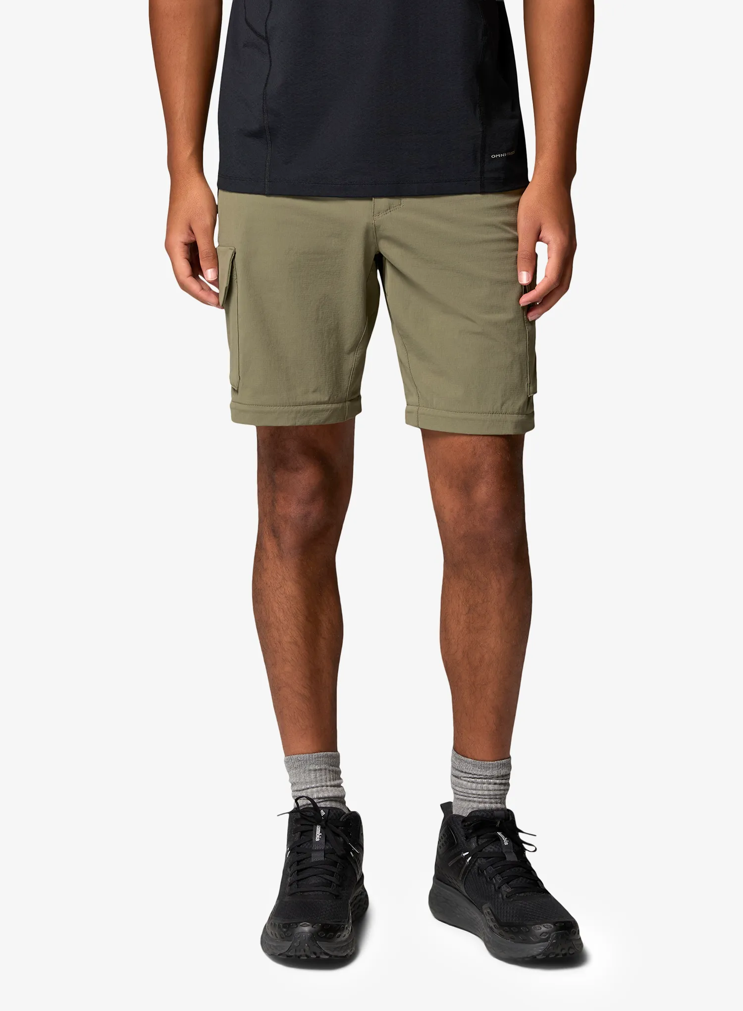 Hlače z odstranljivimi hlačnicami Columbia Silver Ridge Elite Convertible Pant - stone green