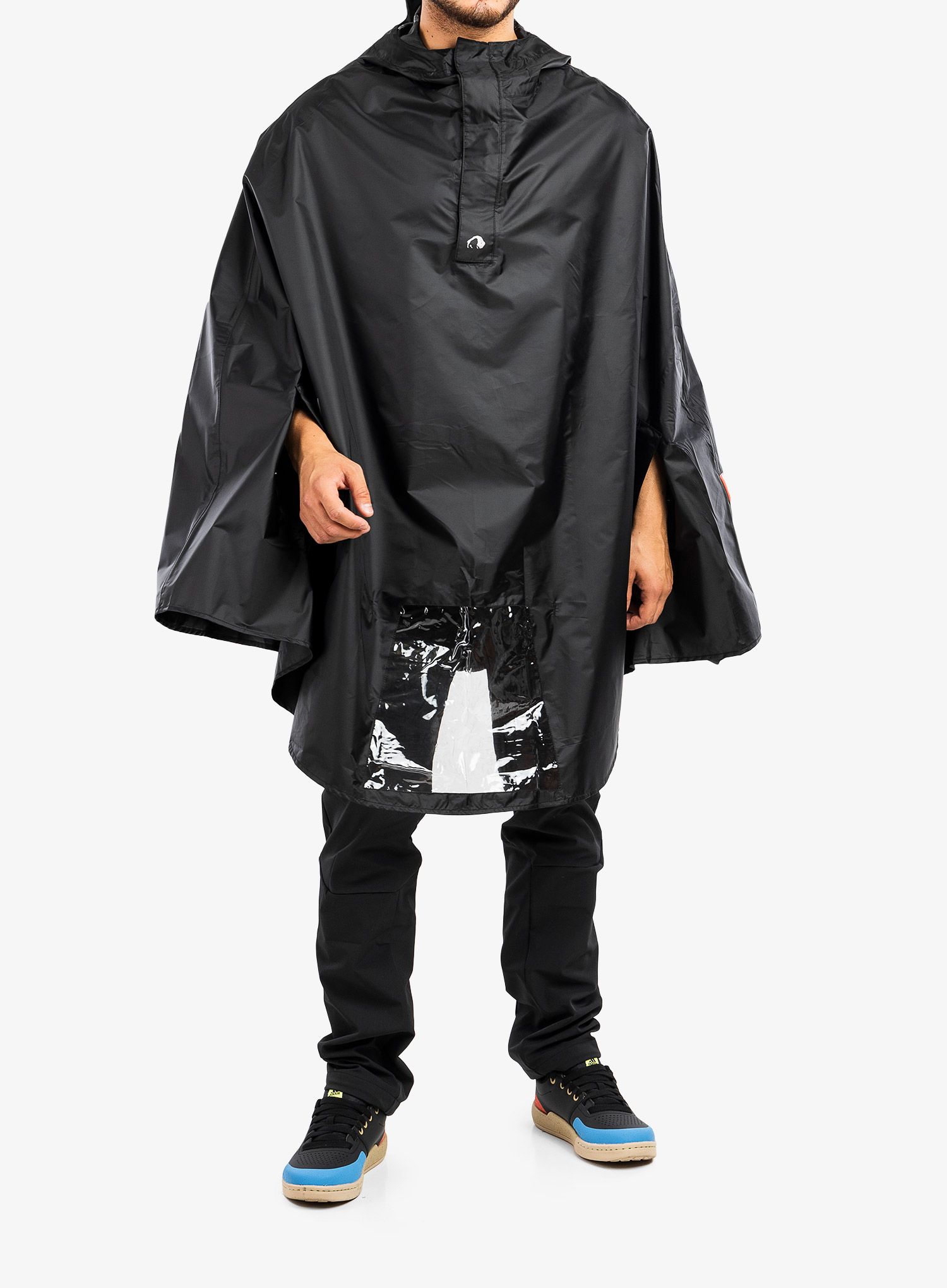 Dežni pončo Tatonka Bike Poncho - black