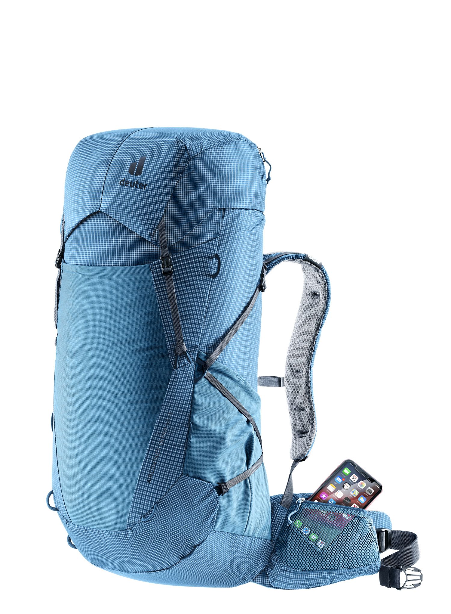 Pohodniški nahrbtnik Deuter Aircontact Ultra 40+5 - wave/ink