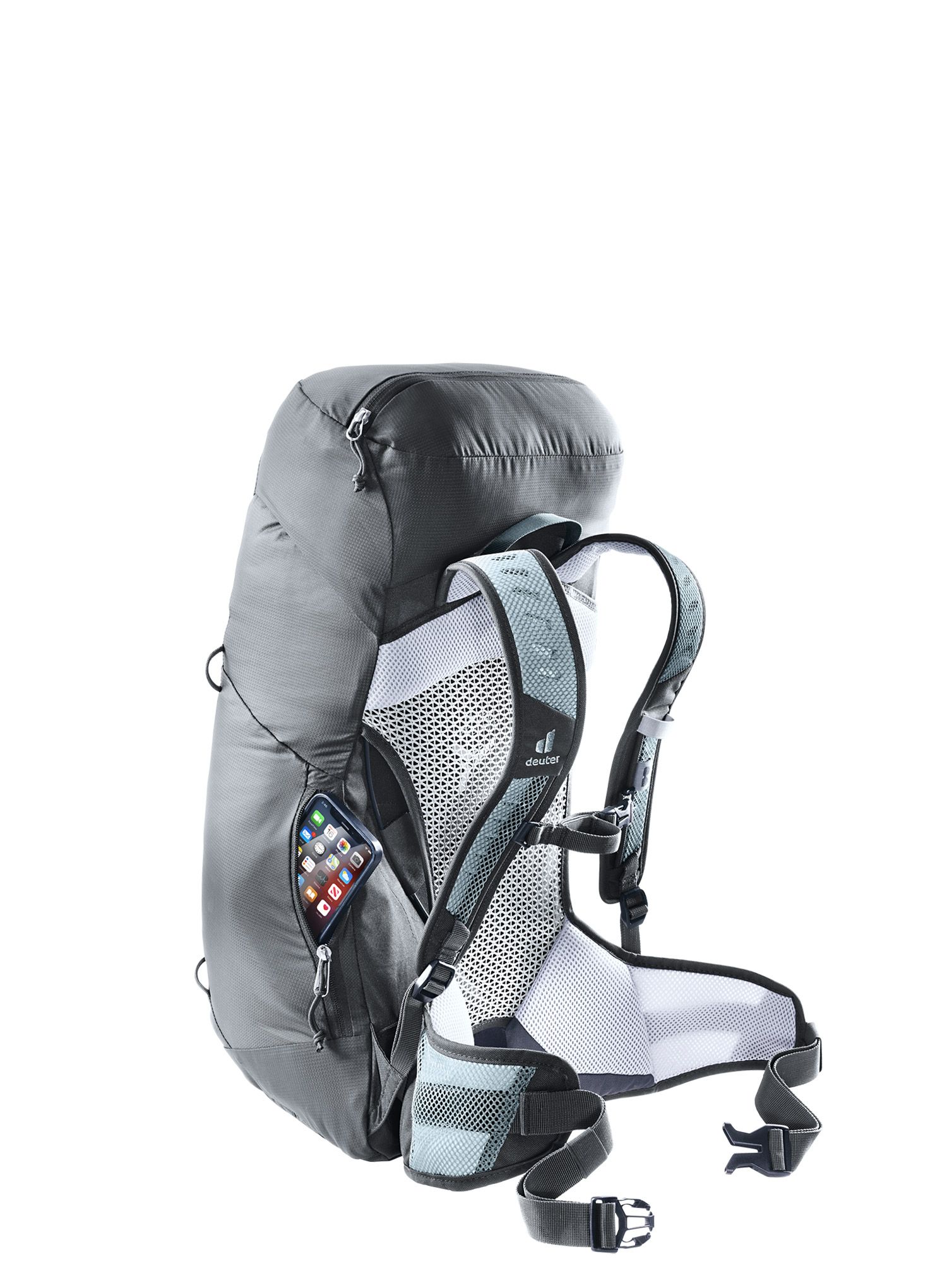 Ženski pohodniški nahrbtnik Deuter AC Lite 22 SL - shale/graphite