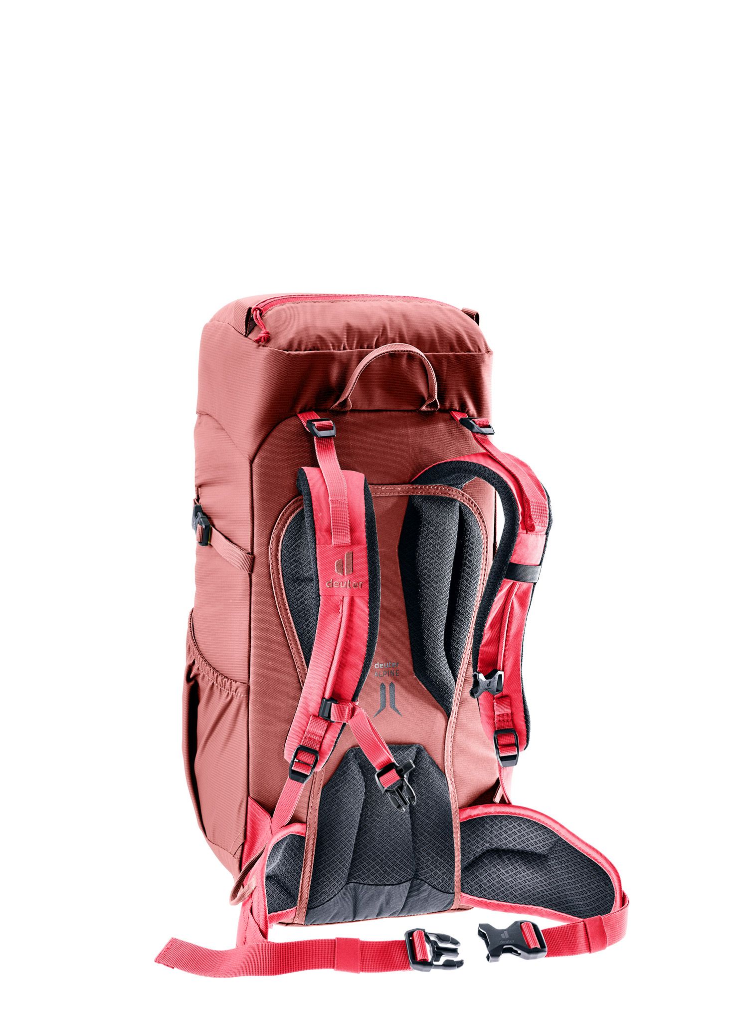Otroški pohodniški nahrbtnik Deuter Climber 22 - redwood/hibiscus