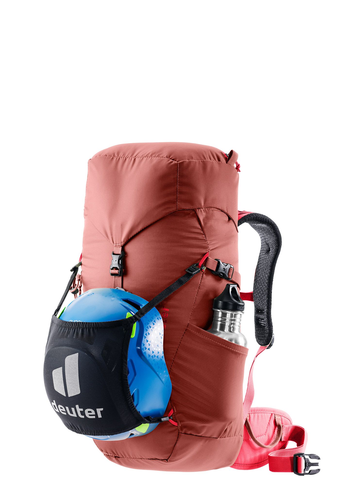 Otroški pohodniški nahrbtnik Deuter Climber 22 - redwood/hibiscus