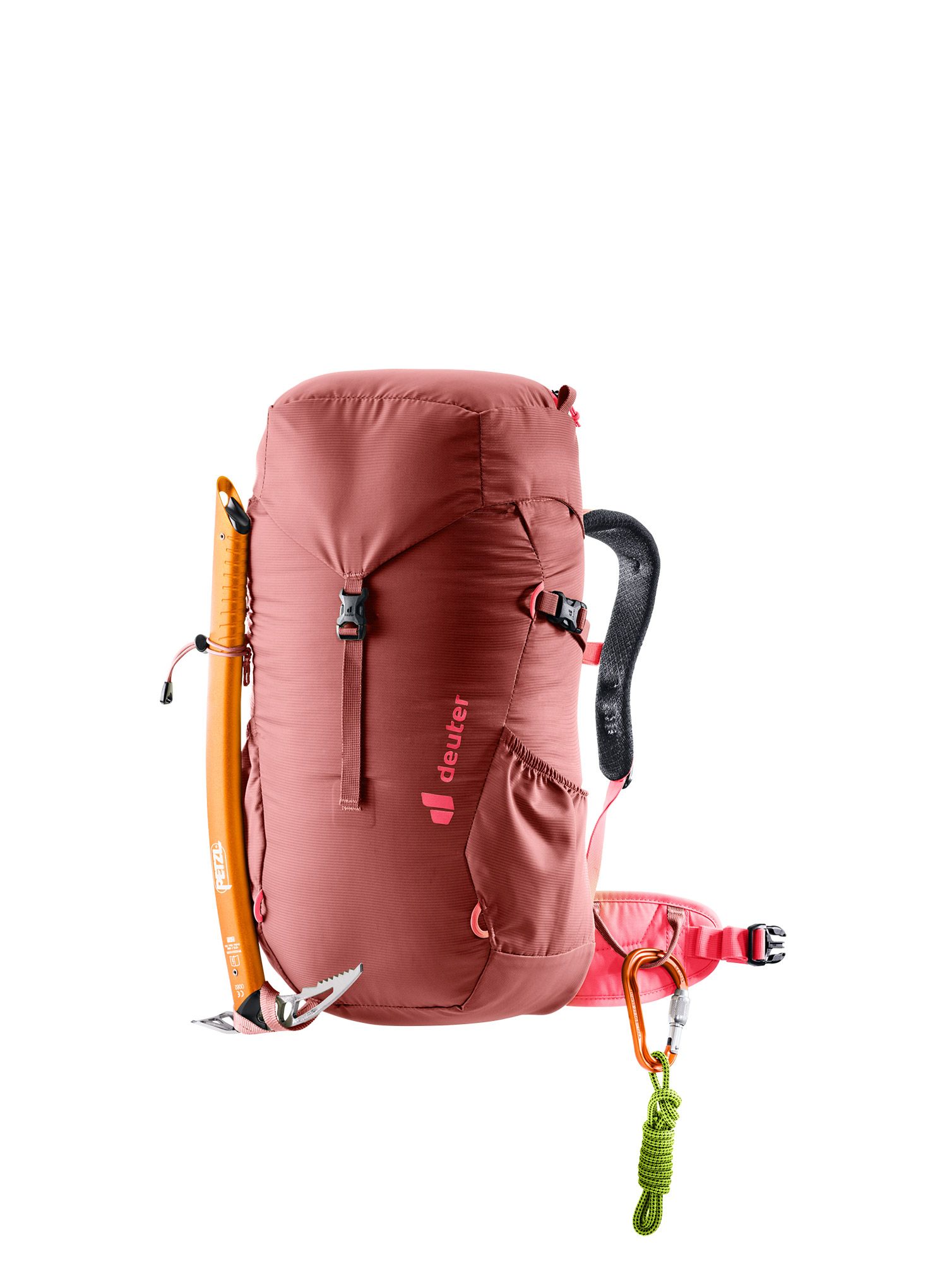 Otroški pohodniški nahrbtnik Deuter Climber 22 - redwood/hibiscus