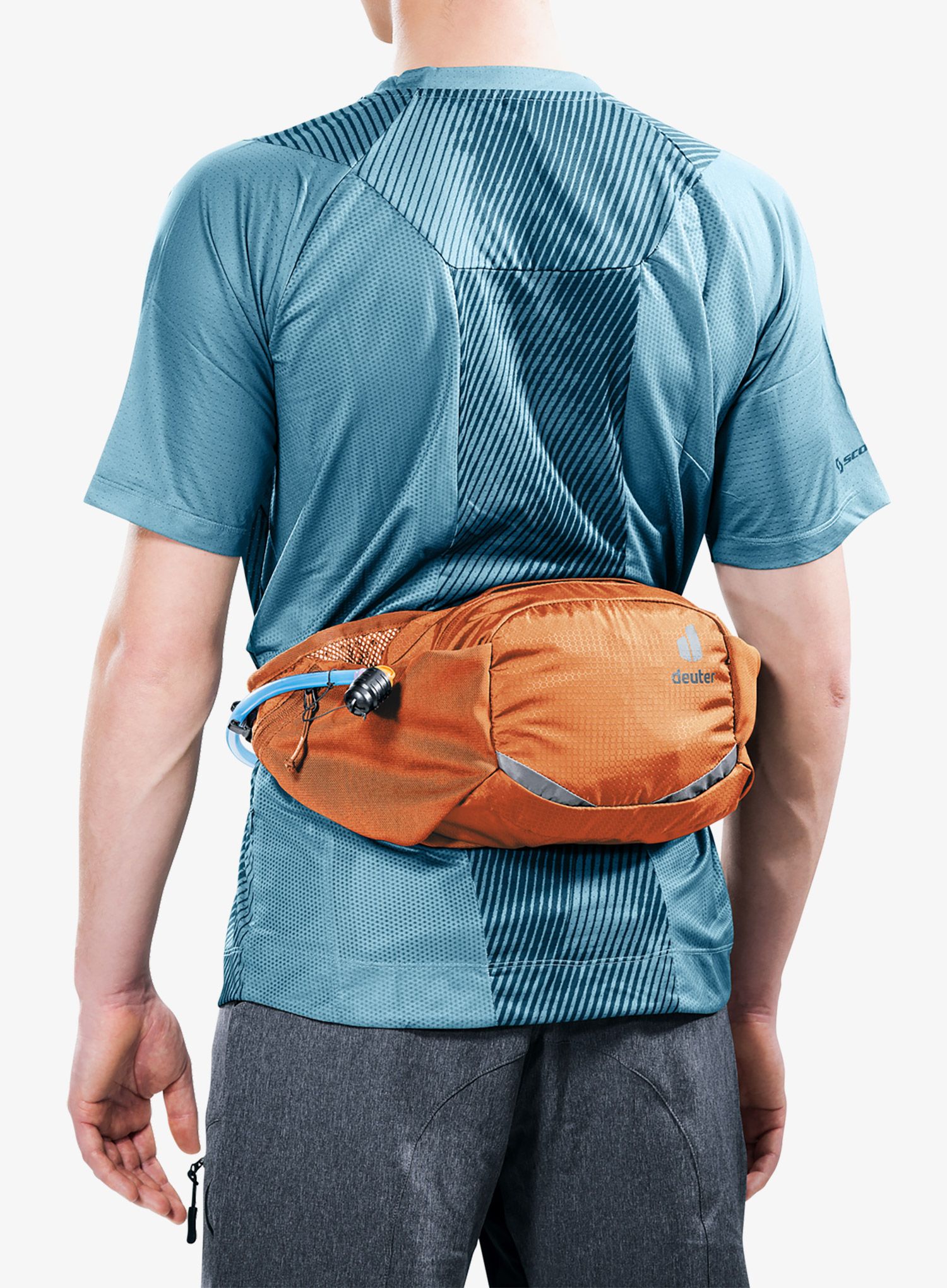 Torbica za okoli pasu Deuter Pulse 3 - chestnut/teal