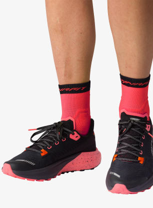 Tekaške nogavice Dynafit Alpine Short Socks - fluo coral