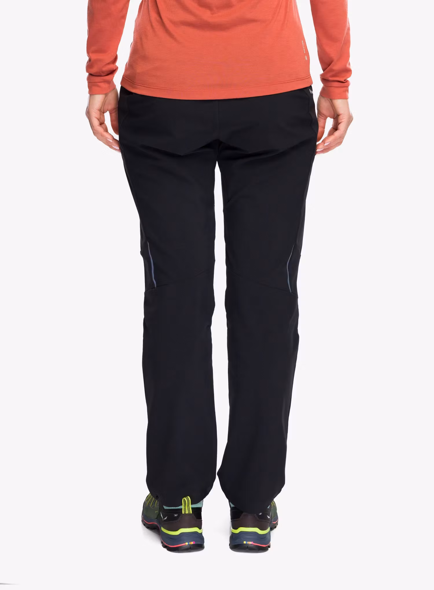 Ženske softshell hlače Salewa Pedroc Sw Dst Wind Pant - black out