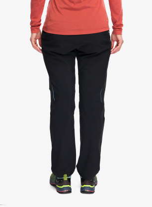Ženske softshell hlače Salewa Pedroc Sw Dst Wind Pant - black out