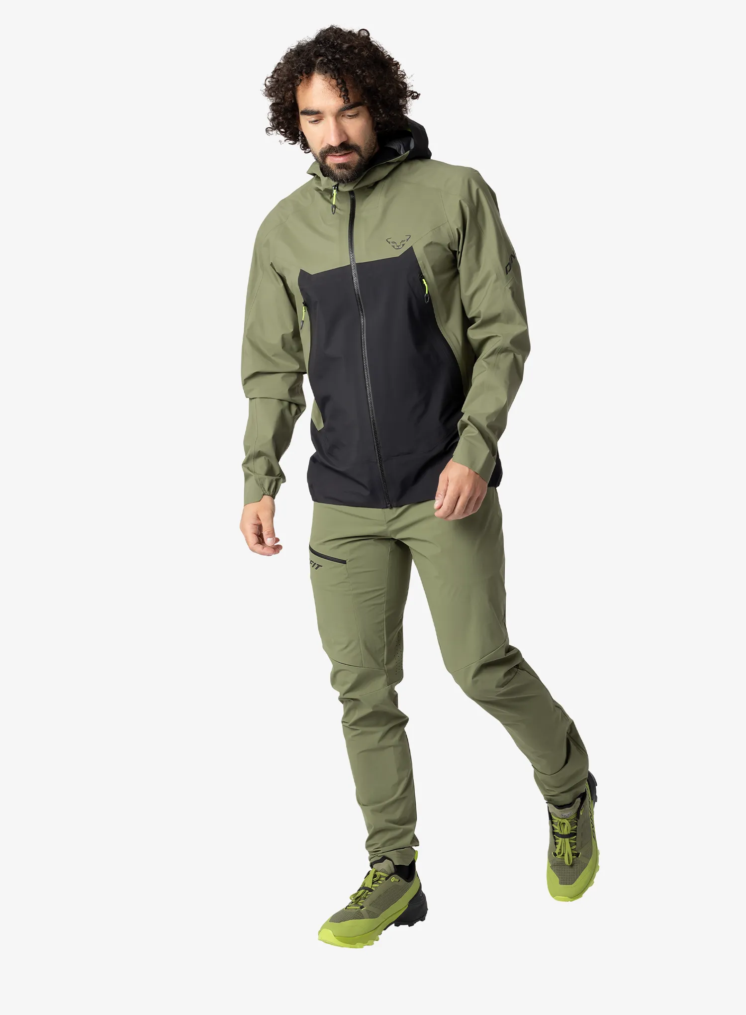 Nepremočljiva jakna Dynafit Transalper 3L Jacket - military green